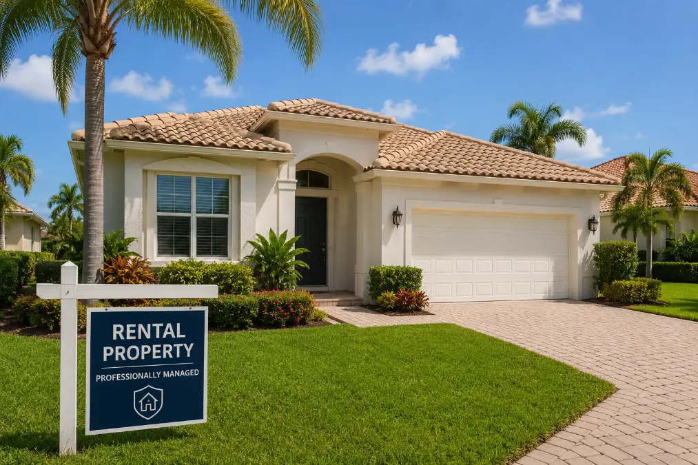 Well-maintained South Florida rental home representing residential asset protection and professional property management